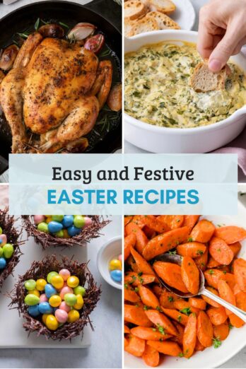 Roundup of Easter Recipes collage