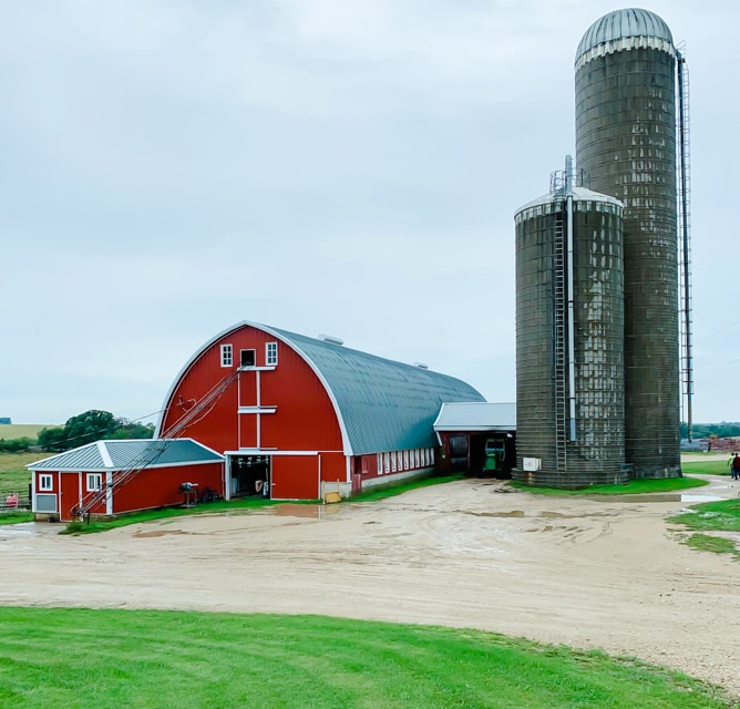 Farm tour in Wisconsin