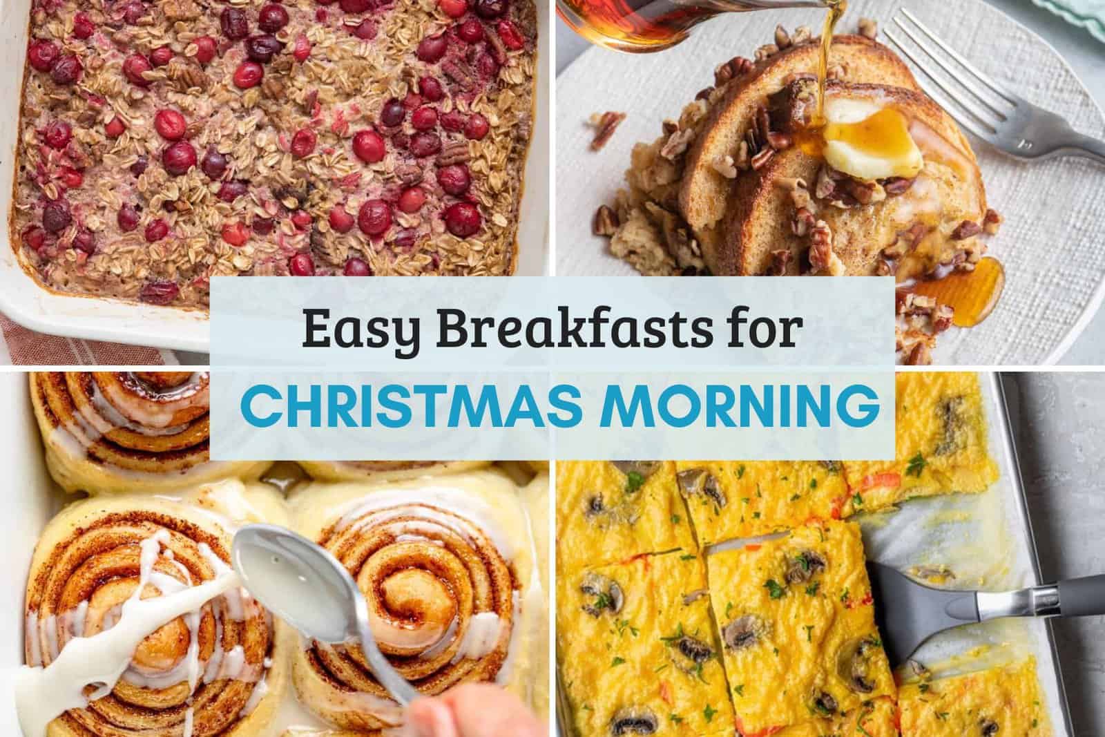 Christmas Brunch Recipe Round Up Image Collage