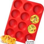 12 cup silicone muffin pan.