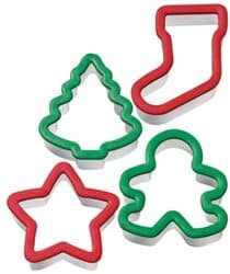 Holiday cookie cutters set