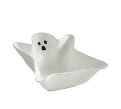 Decorative ceramic ghost candy bowl
