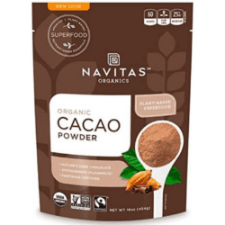 bag of cocoa powder